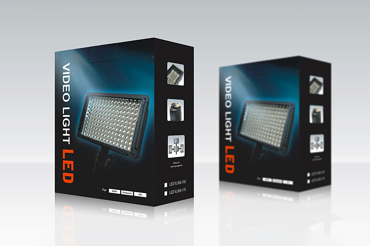 劲马摄影灯包装设计